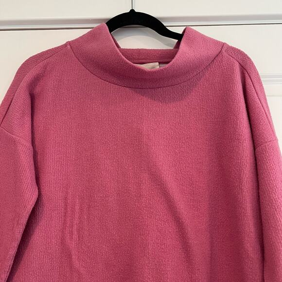 Anthropologie Women's Turtleneck Sweater Bright Pink Size XS - Picture 2 of 10